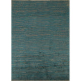 Contemporary Gabbeh Oriental Area Rug Hand-knotted Wool Carpet - 7'6" x 9'2"