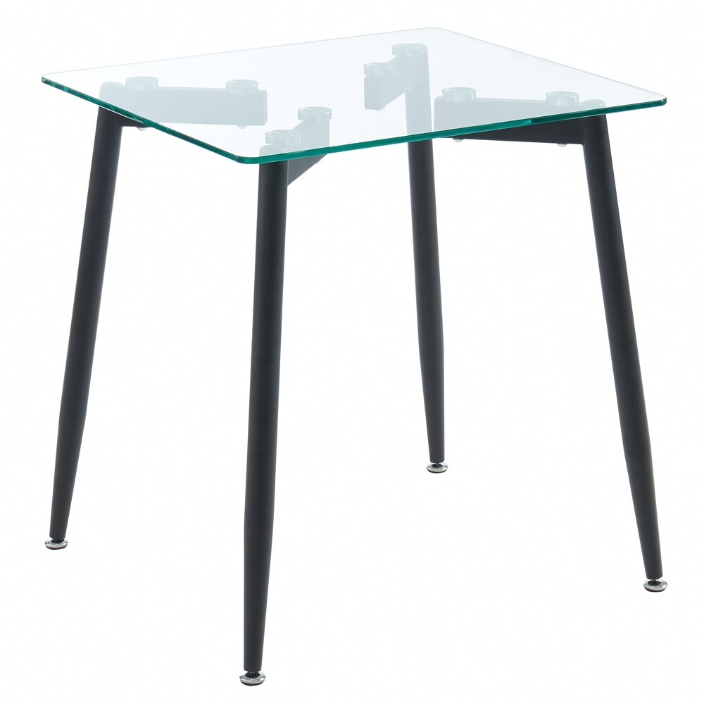 Contemporary Glass Accent Table