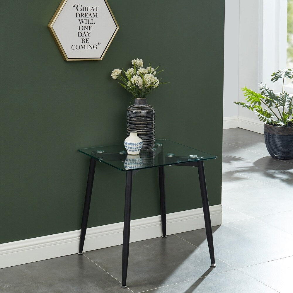 Contemporary Glass Accent Table