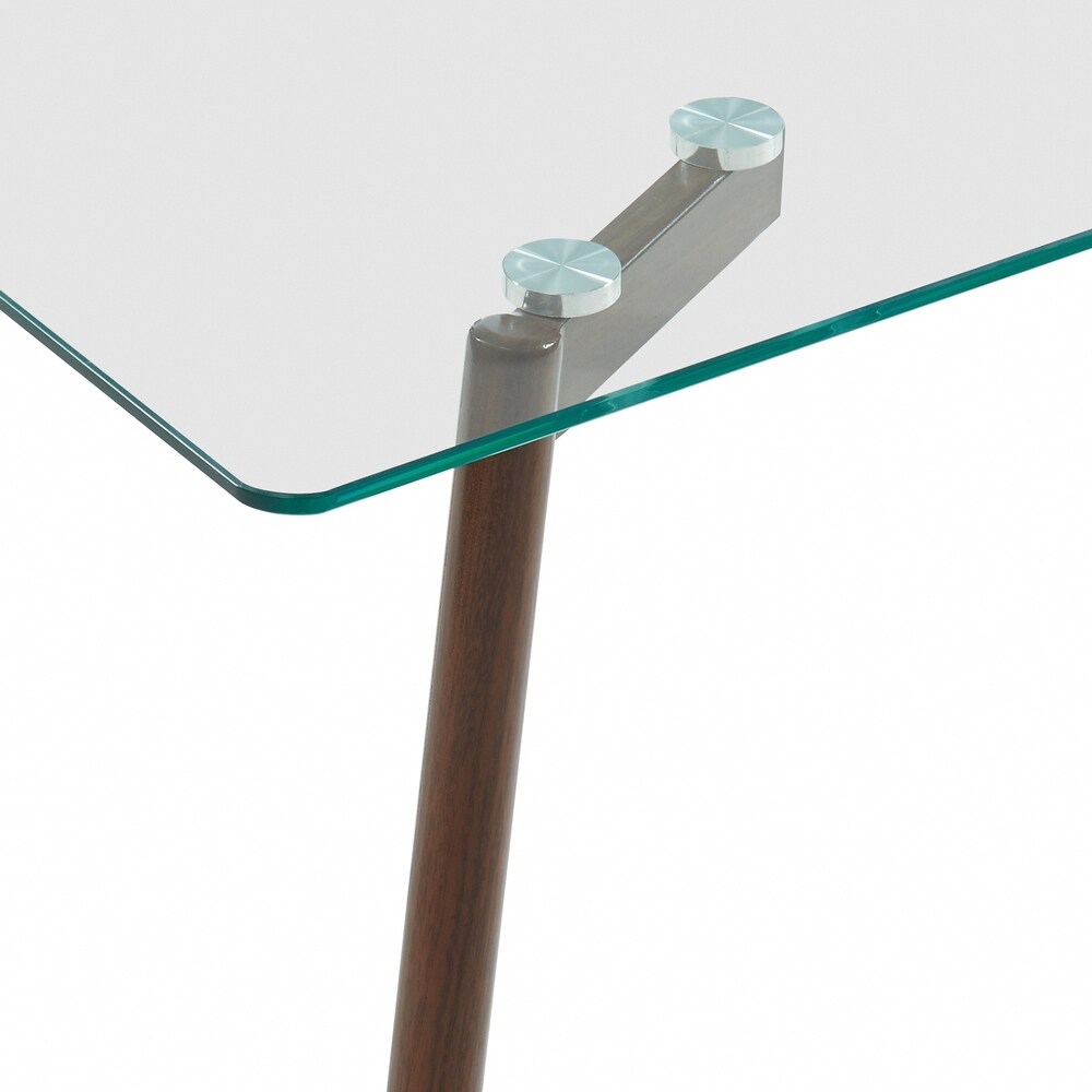Contemporary Glass Accent Table