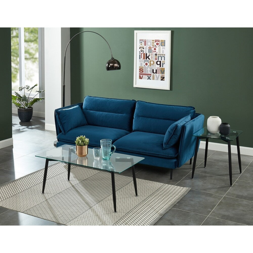 Contemporary Glass Accent Table