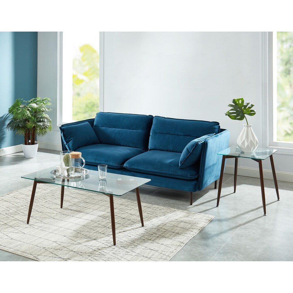 Contemporary Glass Accent Table