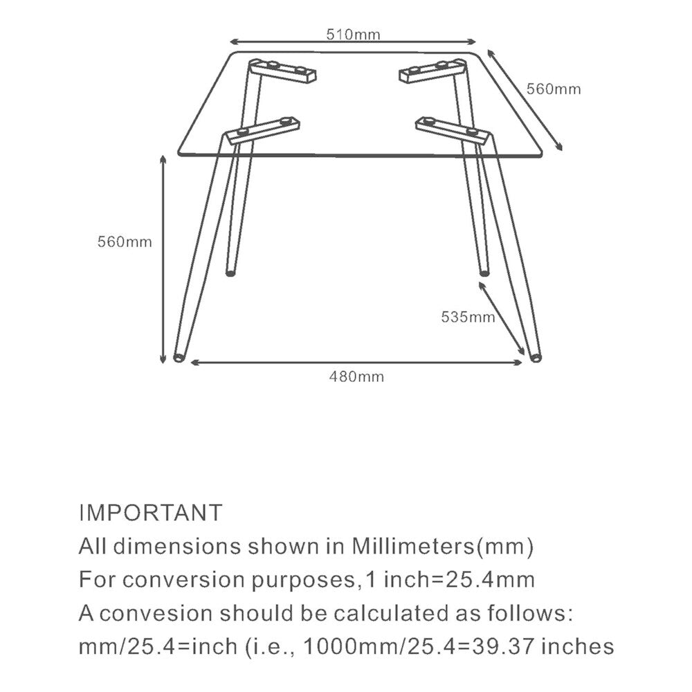 Contemporary Glass Accent Table
