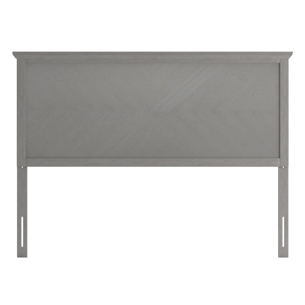 Contemporary Herringbone Patterned Headboard Only