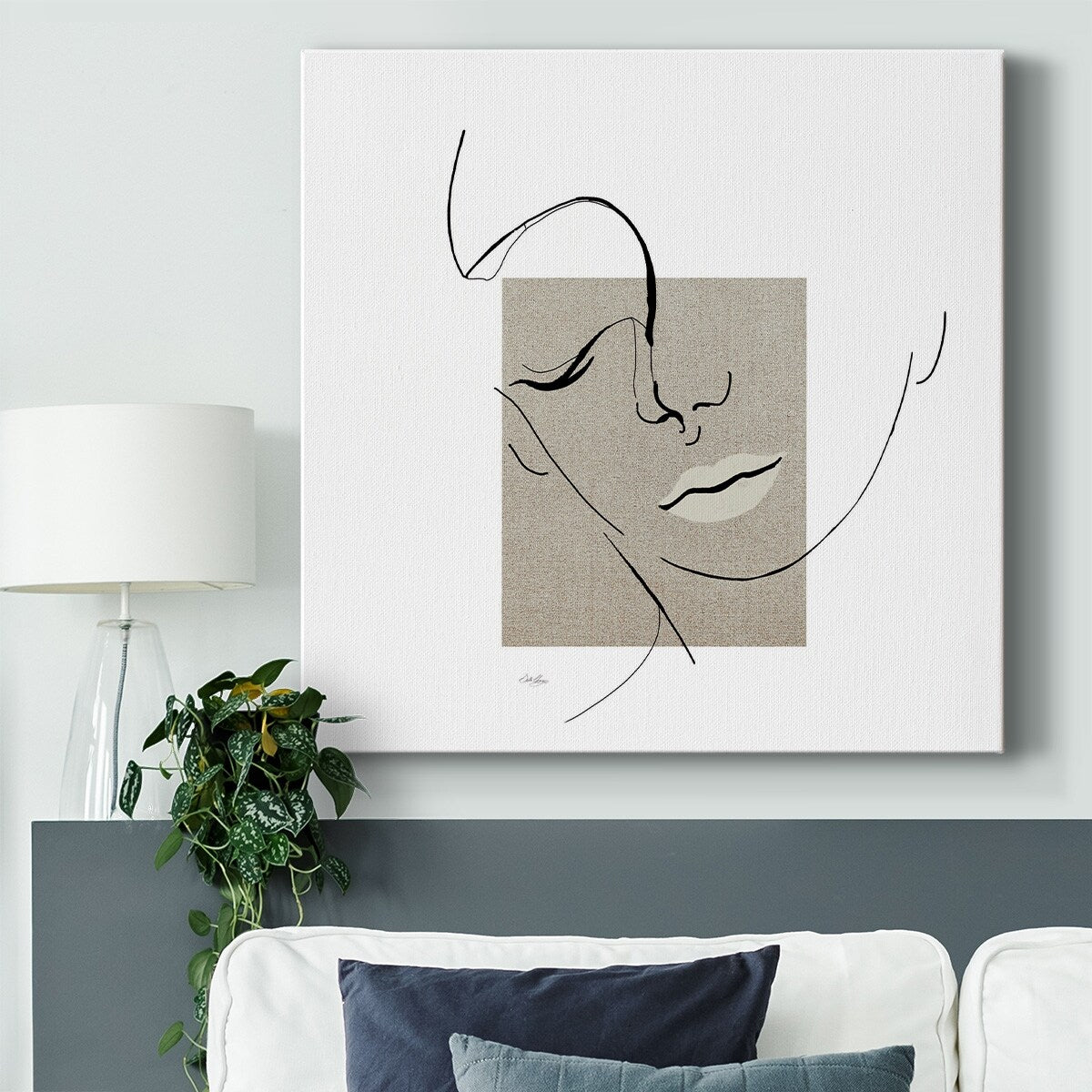 Contemporary Line Art II-Gallery Wrapped Canvas