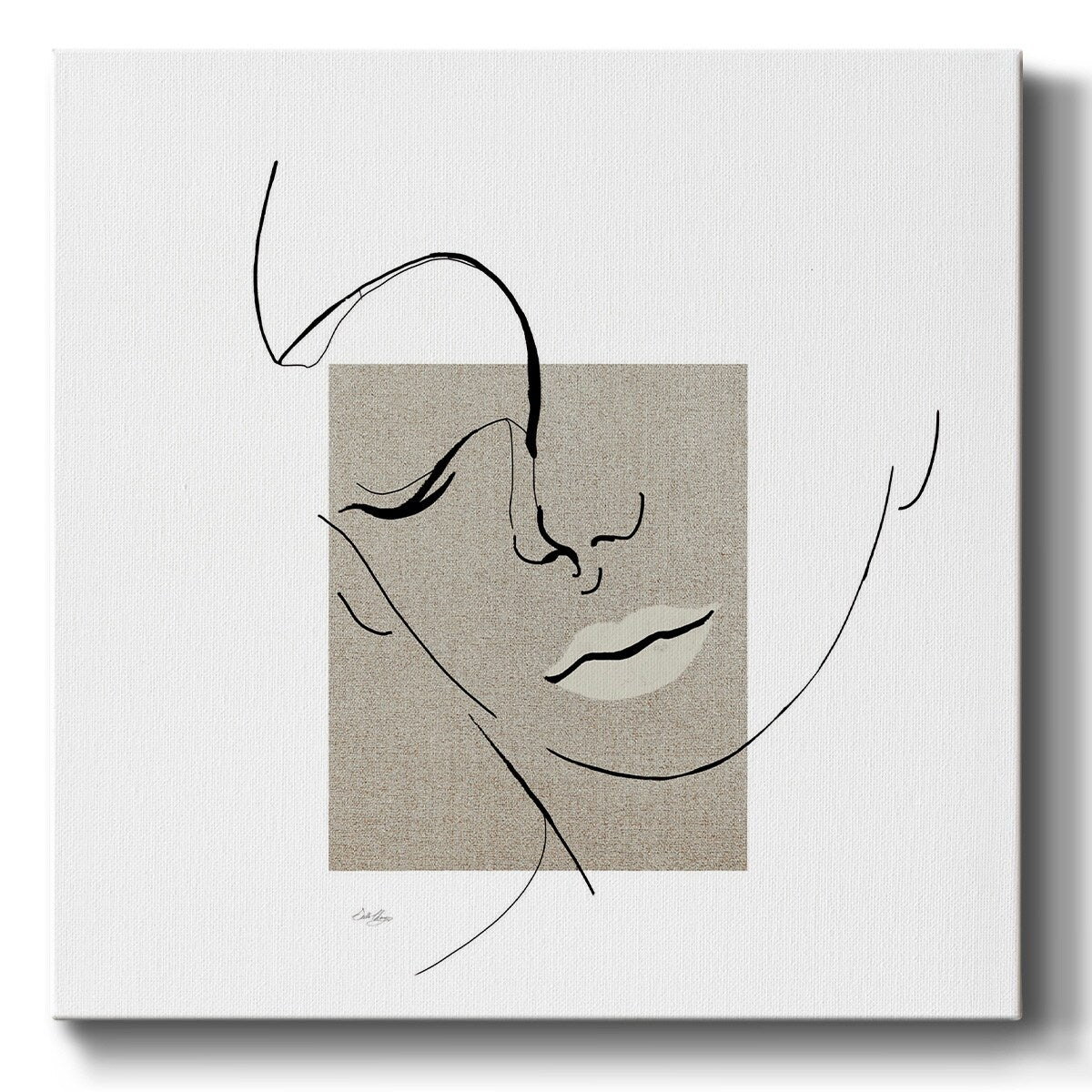 Contemporary Line Art II-Gallery Wrapped Canvas
