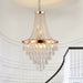 Contemporary Luxury Large 19.7in Gold Ceiling Chandeliers Light