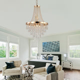 Contemporary Luxury Large 19.7in Gold Ceiling Chandeliers Light