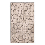 Contemporary Modern Geometric Cobblestone Indoor Area Rug by Superior
