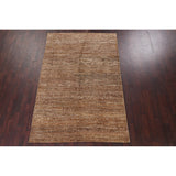 Contemporary Moroccan Oriental Area Rug Hand-knotted Decorative Carpet - 5'7" x 8'6"
