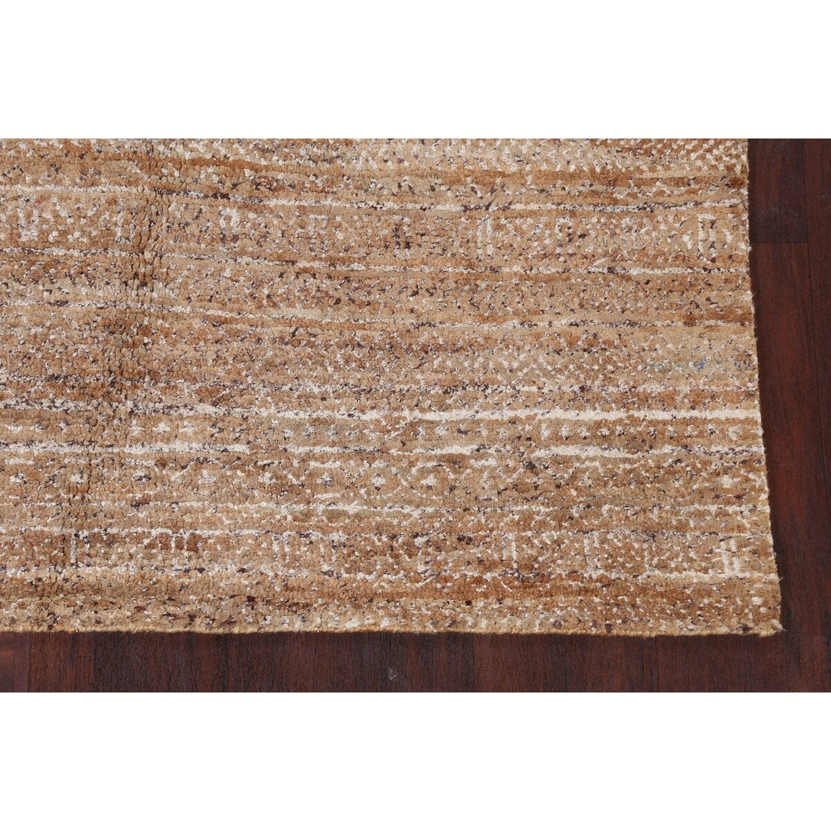 Contemporary Moroccan Oriental Area Rug Hand-knotted Decorative Carpet - 5'7" x 8'6"