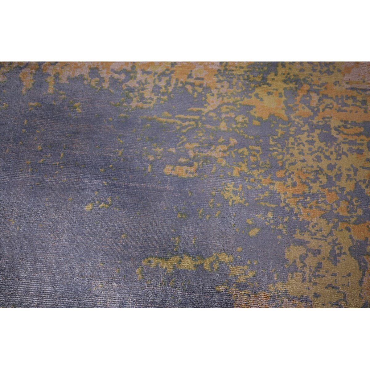 Contemporary Multicolor Abstract Area Rug Handmade Wool Carpet - 4'0"x 6'6"
