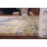 Contemporary Multicolor Abstract Area Rug Handmade Wool Carpet - 4'0"x 6'6"