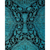 Contemporary Overdyed Wool Hand Knotted Area Rug - 8' 1" x 10' 3"