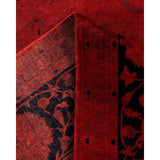 Contemporary Overdyed Wool Hand Knotted Area Rug - 8' 1" x 10' 3"