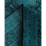 Contemporary Overdyed Wool Hand Knotted Area Rug - 8' 1" x 10' 3"