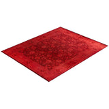 Contemporary Overdyed Wool Hand Knotted Area Rug - 8' 1" x 10' 1"