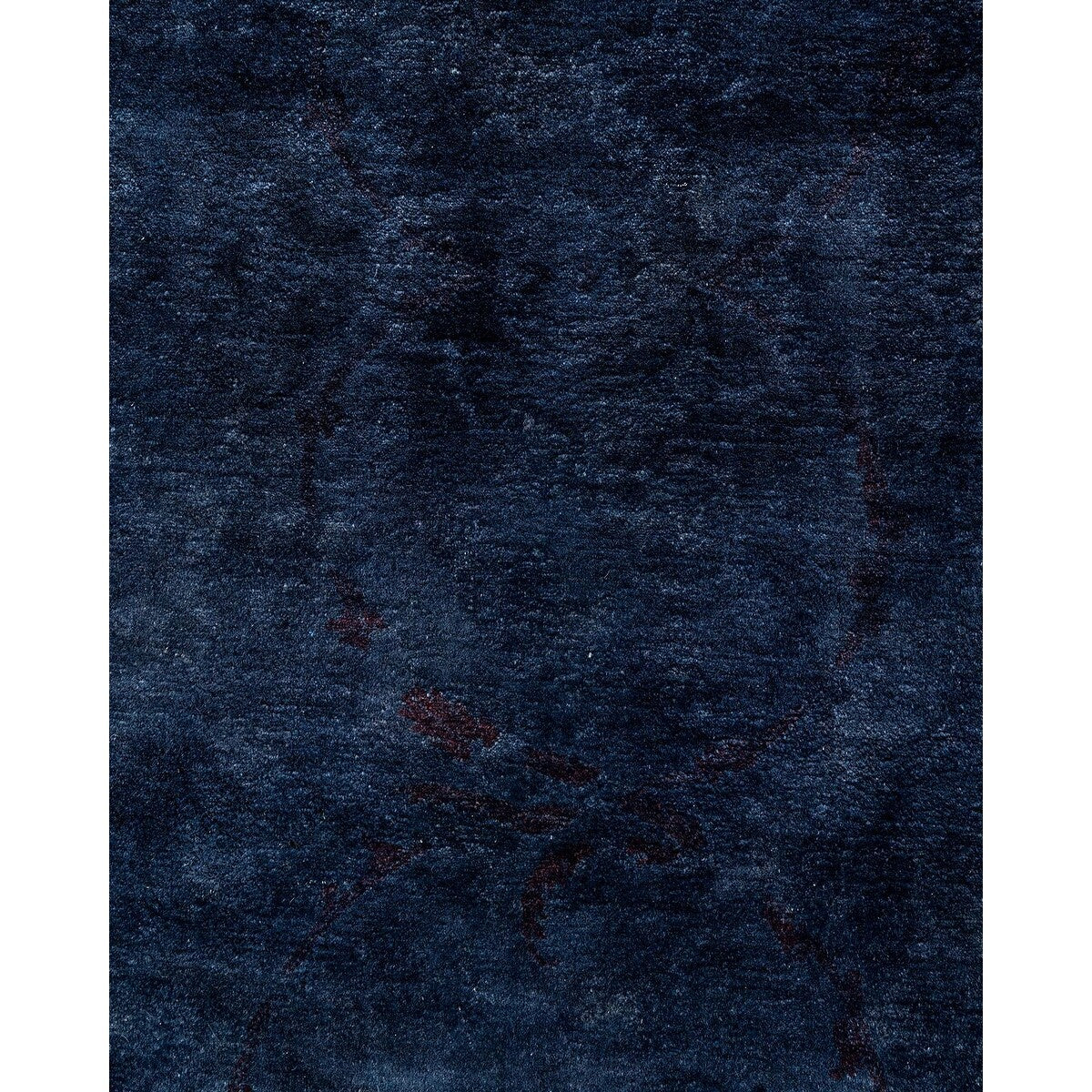 Contemporary Overdyed Wool Hand Knotted Area Rug - 8' 2" x 10' 0"