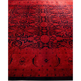 Contemporary Overdyed Wool Hand Knotted Area Rug - 8' 2" x 10' 3"