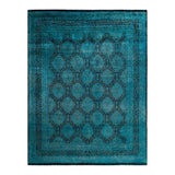 Contemporary Overdyed Wool Hand Knotted Area Rug - 8' 1" x 10' 3"
