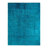 Contemporary Overdyed Wool Hand Knotted Area Rug - 8' 0" x 10' 6"