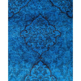 Contemporary Overdyed Wool Hand Knotted Runner - 2' 8" x 7' 10"
