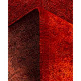 Contemporary Overdyed Wool Hand Knotted Runner - 2' 7" x 4' 8"
