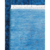 Contemporary Overdyed Wool Hand Knotted Runner - 2' 8" x 7' 10"