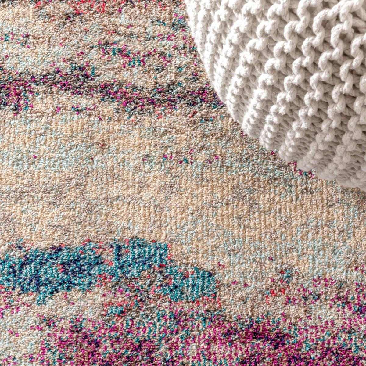 JONATHAN Y Contemporary POP Modern Abstract Brushstroke Area Rug