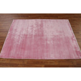 Contemporary Pink Gabbeh Oriental Area Rug Hand-knotted Wool Carpet - 4'2" x 5'10"