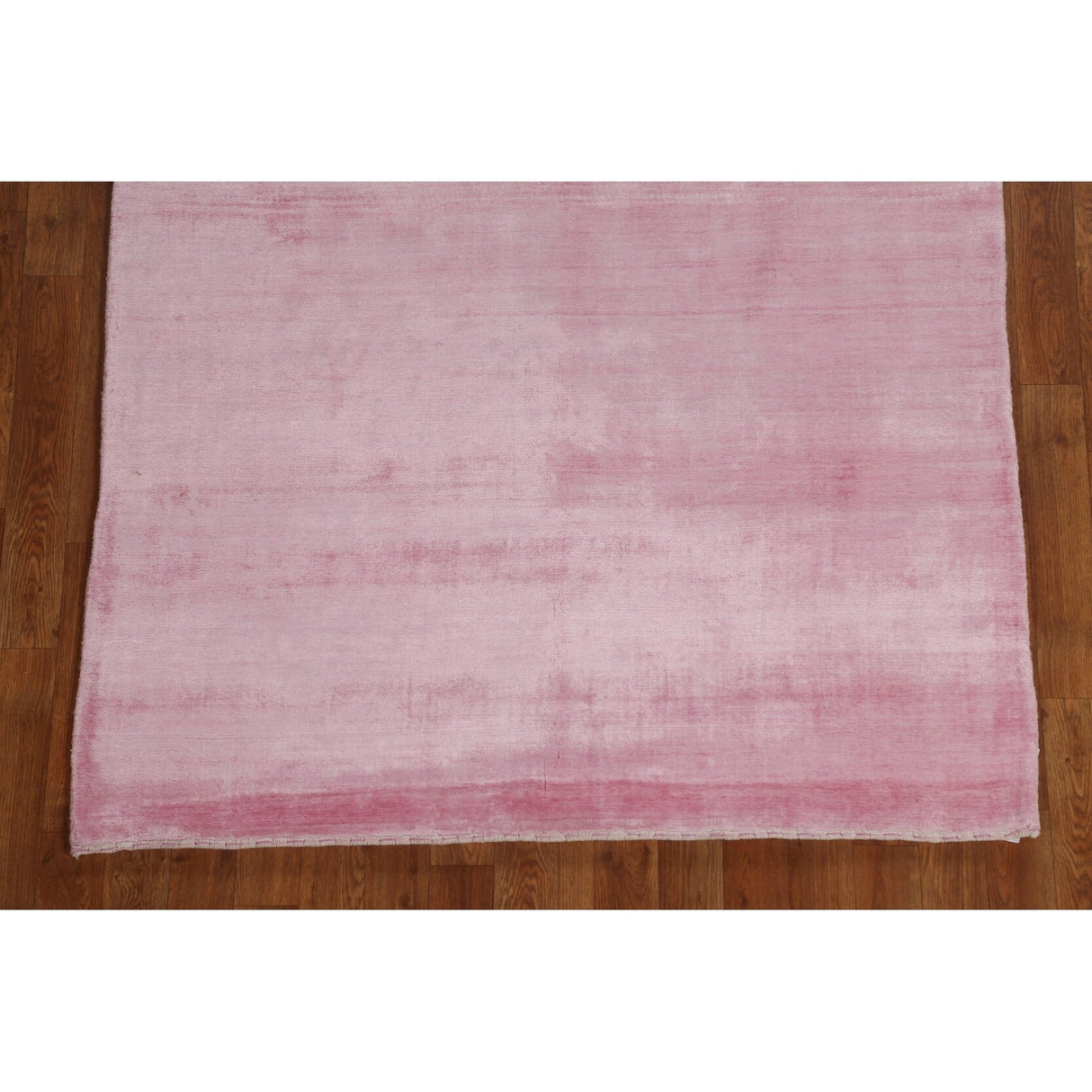 Contemporary Pink Gabbeh Oriental Area Rug Hand-knotted Wool Carpet - 4'2" x 5'10"