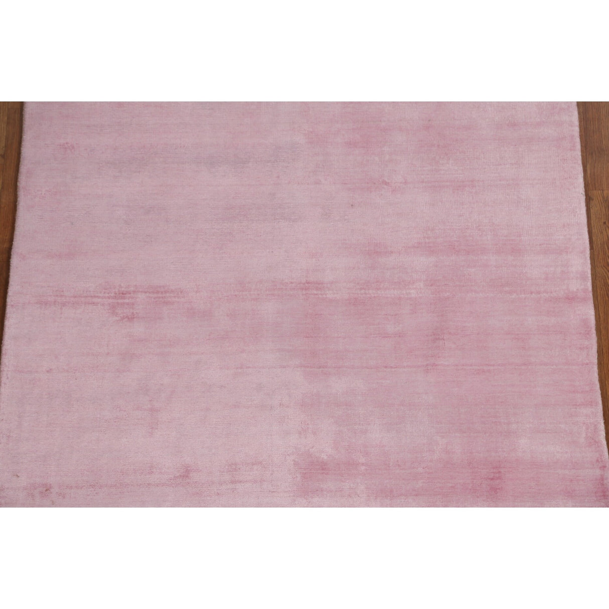 Contemporary Pink Gabbeh Oriental Area Rug Hand-knotted Wool Carpet - 4'2" x 5'10"