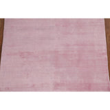 Contemporary Pink Gabbeh Oriental Area Rug Hand-knotted Wool Carpet - 4'2" x 5'10"
