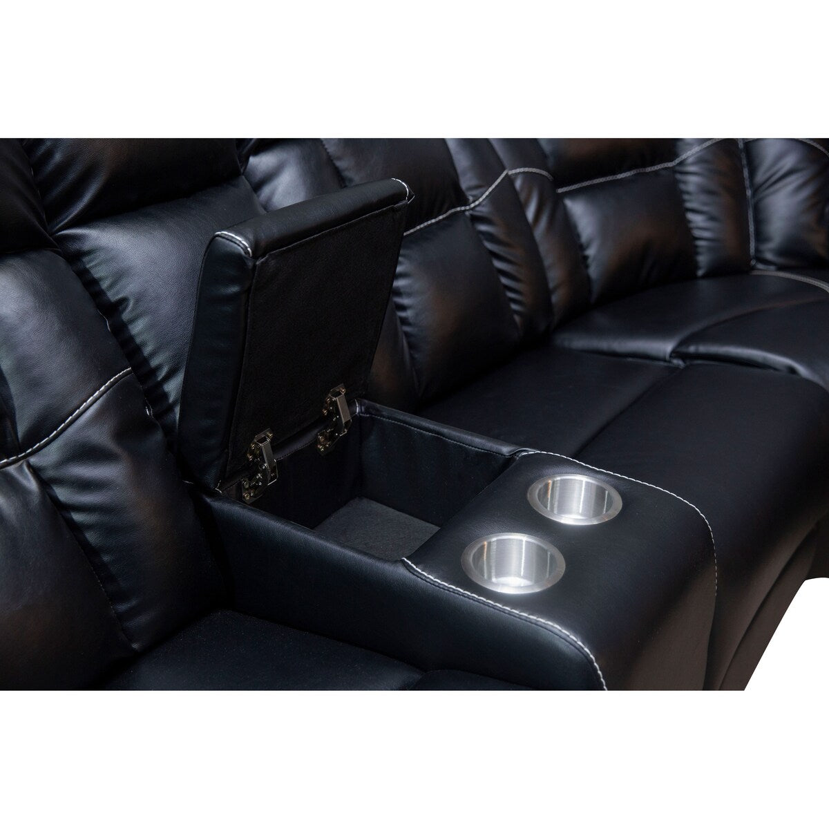 Contemporary Reclining Seating Collection Functional Sectional Sofa Set