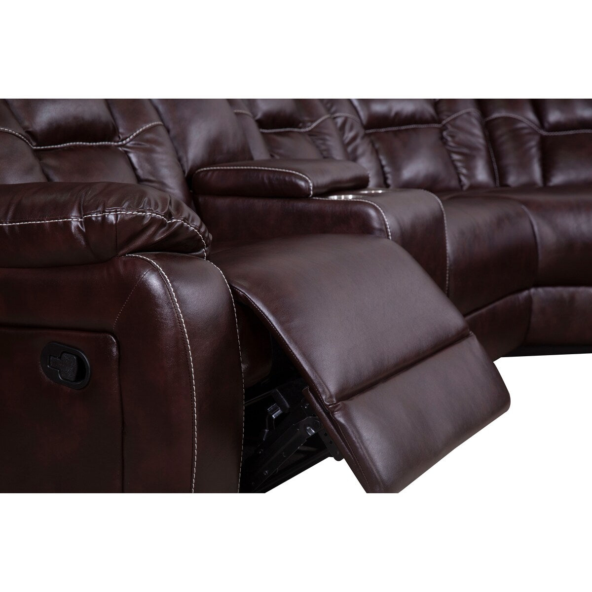 Contemporary Reclining Seating Collection Functional Sectional Sofa Set