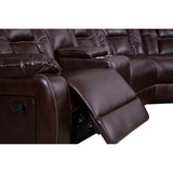 Contemporary Reclining Seating Collection Functional Sectional Sofa Set