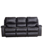 Contemporary Reclining Seating Collection Functional Sectional Sofa Set