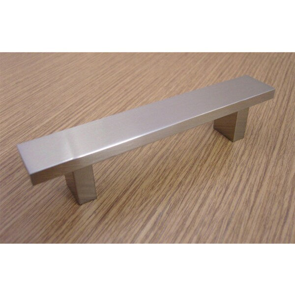 Contemporary Rectangular Design Stainless Steel Finish 6-inch Cabinet Bar Pull Handle (Case of 15)