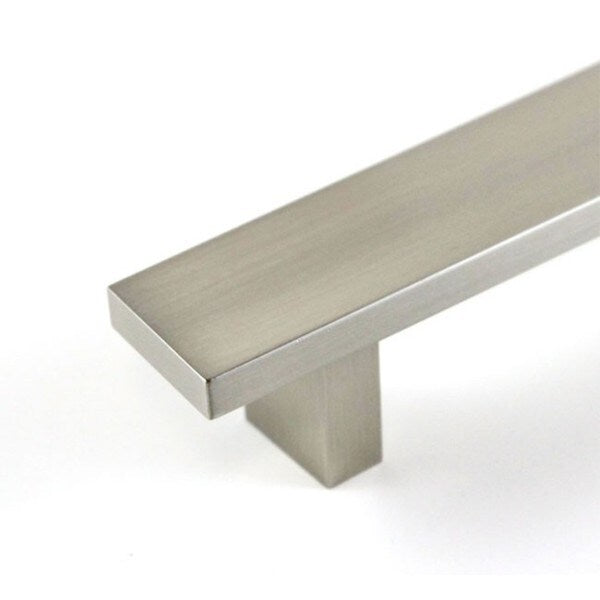 Contemporary Rectangular Design Stainless Steel Finish 6-inch Cabinet Bar Pull Handle (Case of 15)
