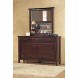 Contemporary Shaker Mirror in Cocoa