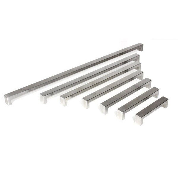 Contemporary Stainless Steel Bold Design Cabinet Bar Pull Handle (Set of 15)