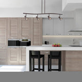 Contemporary Track Lighting Kit with Lamp Shade (Bulbs Included)