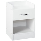 Contemporary White Night Stand