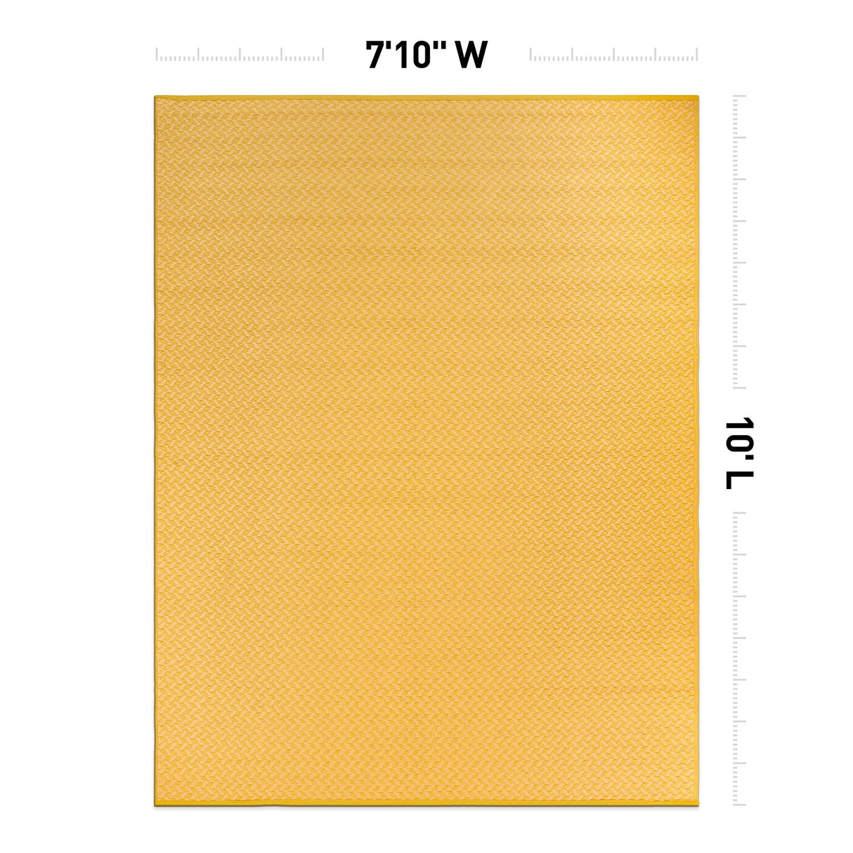 Contemporay Solid Reversible Plastic Outdoor Rugs