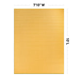 Contemporay Solid Reversible Plastic Outdoor Rugs
