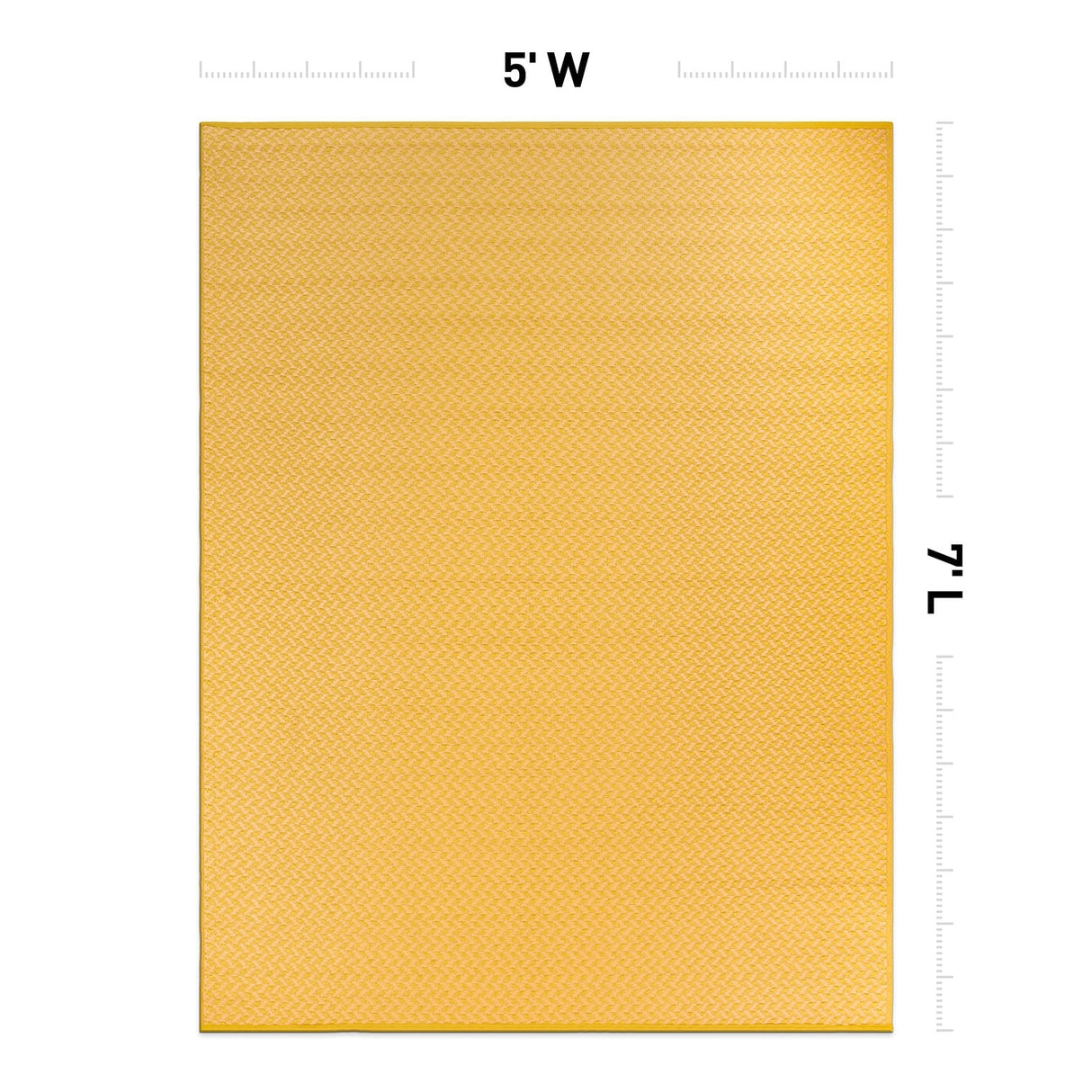 Contemporay Solid Reversible Plastic Outdoor Rugs