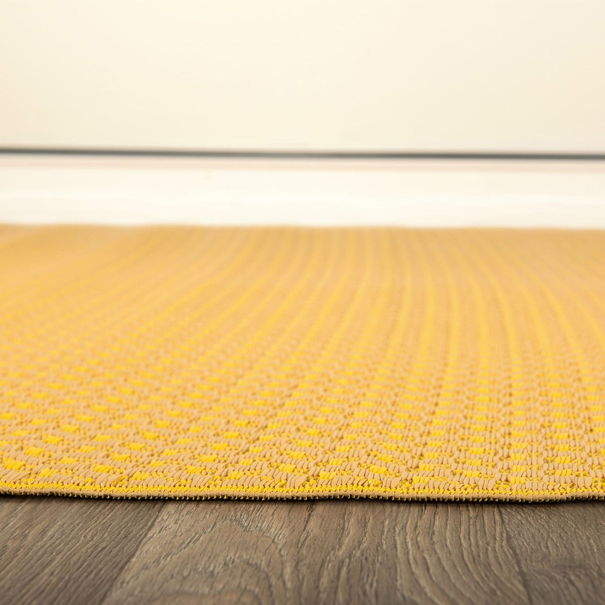 Contemporay Solid Reversible Plastic Outdoor Rugs