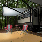 Contemporay Solid Reversible Plastic Outdoor Rugs