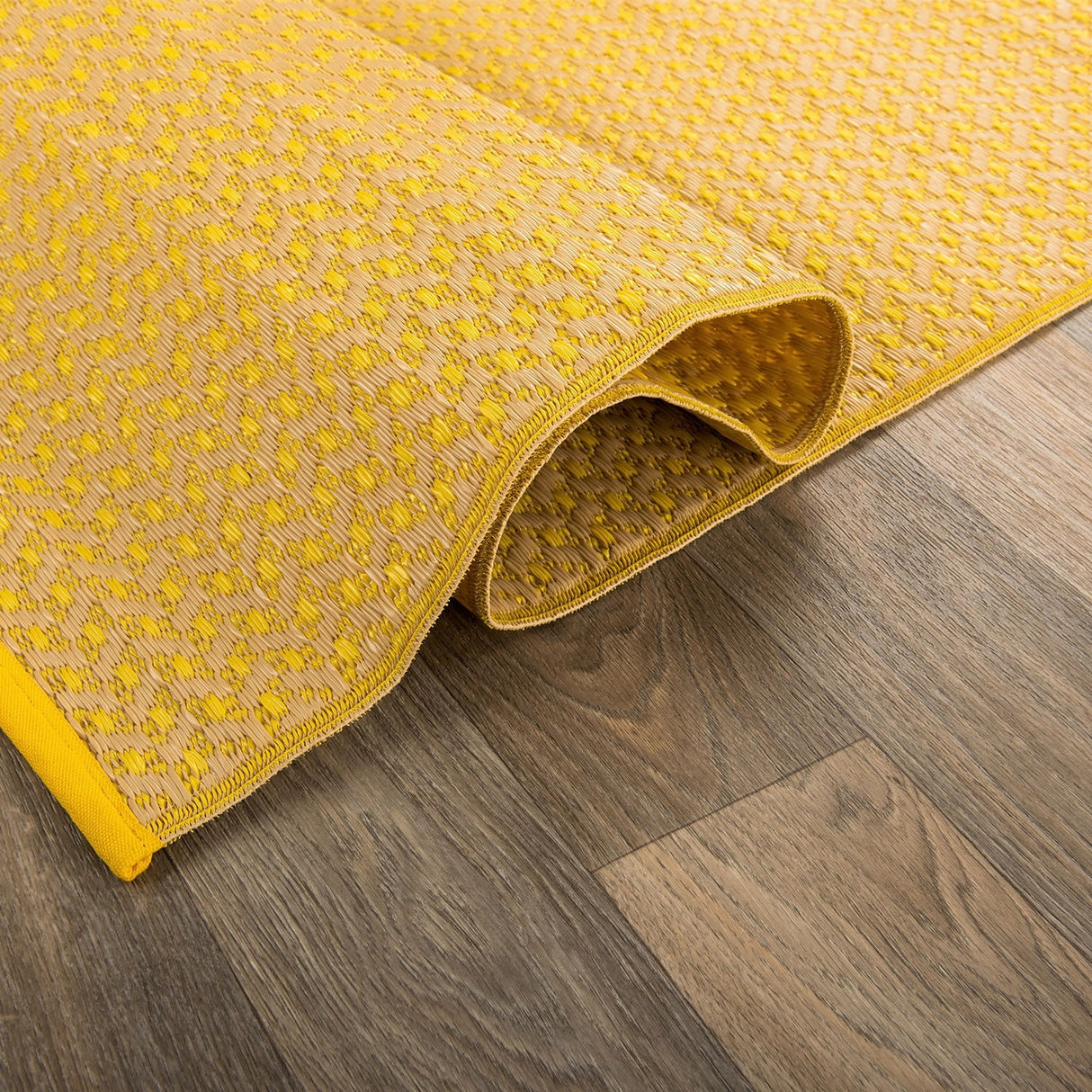 Contemporay Solid Reversible Plastic Outdoor Rugs