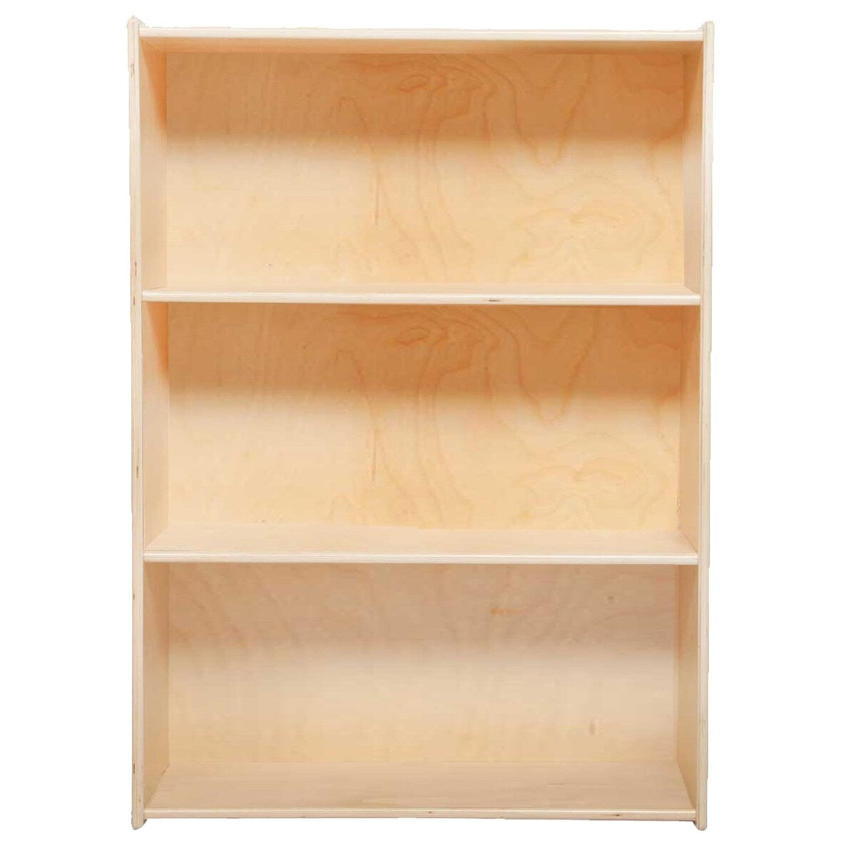 Contender 2-Shelf Classic Baltic Birch Bookshelf, Montessori Wooden Wall Organizer for Books, Toys Office, Kids Supplies